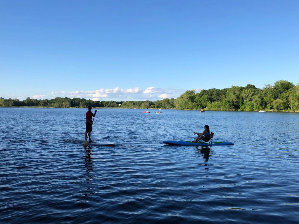 Standup paddleboarding can be everything from a high intensity workout to a relaxing stroll around t