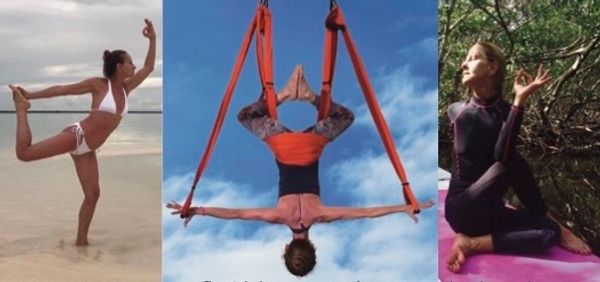 Hatha/Vinyasa, YogaBody Trapeze, SUP Yoga, Yoga on land, air and water