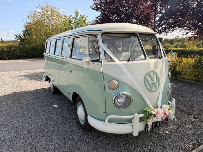 VW Campervan Wedding Car