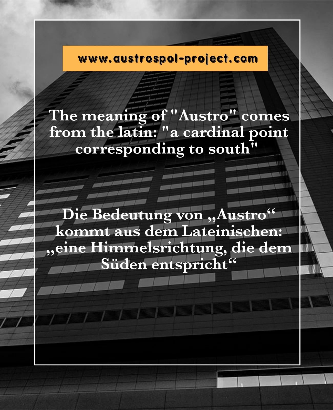 The meaning of Austro 