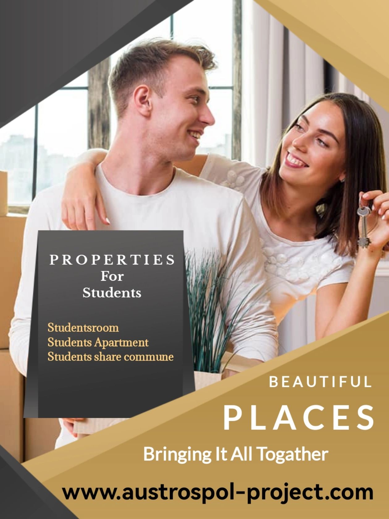 Properties for Students - since over 15 years we are specialist for this Part of Service in Europe