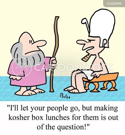 Pharaoh talking to Moses