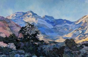 'Red Rock landscape I' Oil on Linen 24" x 36" SOLD.