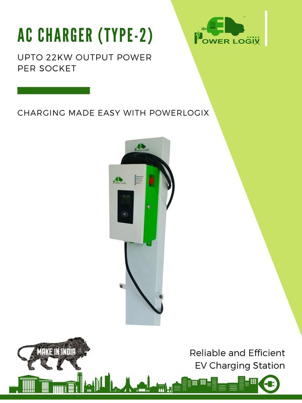 Type 2 EV charger and Powerlogix EV charging