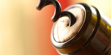bottle and cork screw