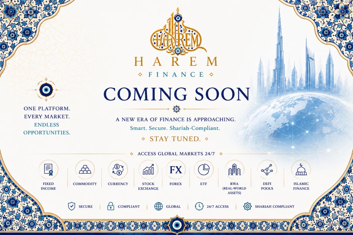 Harem Finance yaklaşıyor: Güvenli, şaria uyumlu finans platformu.