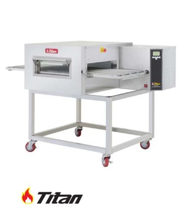 SINGLE DECK CONVEYOR PIZZA OVEN WITH VIEWING WINDOW FROM KOREA