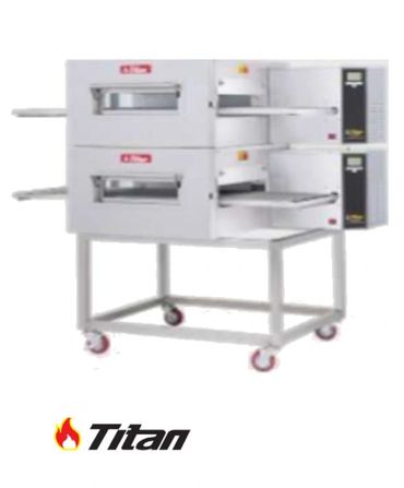 DOUBLE DECK CONVEYOR PIZZA OVEN FROM KOREA