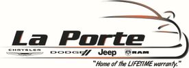 La Porte Chrysler Dodge Jeep Ram
Home of the Lifetime Warranty is a proud sponsor of Notre Dame