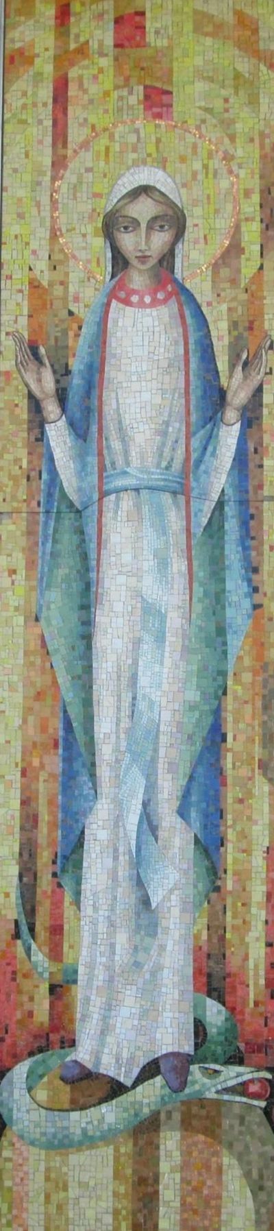 Notre Dame Catholic Church 
Mosaic of Mary