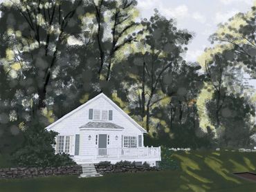 Backyard in Greenwich