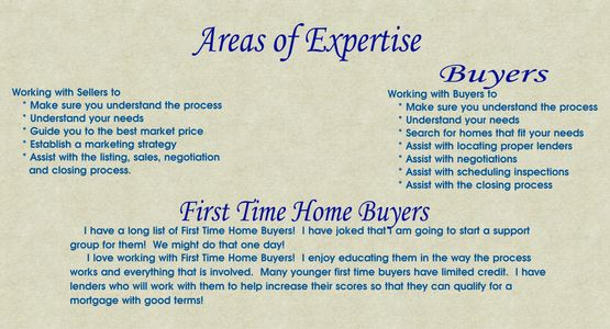 Areas of expertise