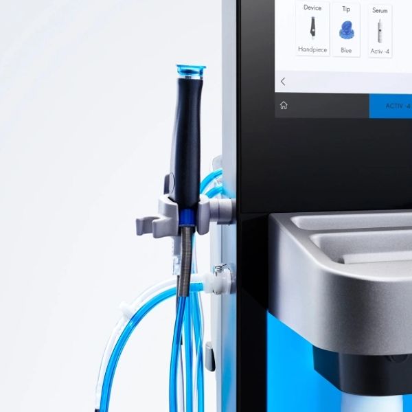 blue tube Hydrafacial machine