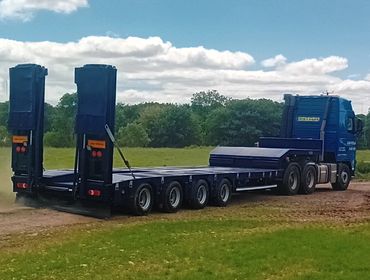 Resprayed Nooteboom Low loader
