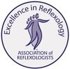 Association of Reflexologists certification badge.