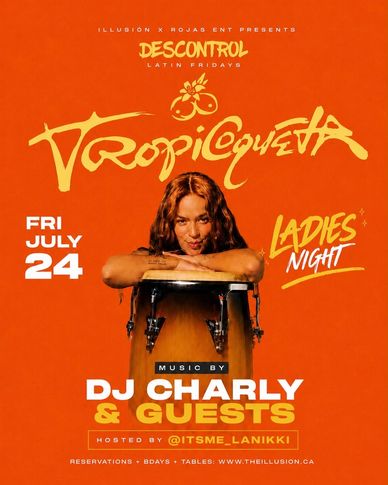 Edmonton’s biggest weekly Latin Party every Friday inside The Illusion Lounge.