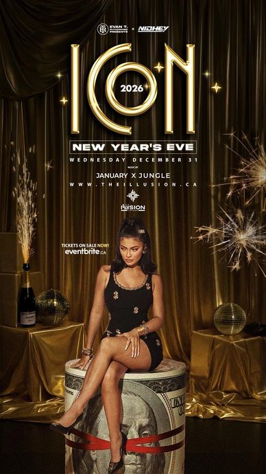 Edmonton's Biggest New Year's Eve 2026 party in Edmonton, Alberta. Sold out for past 4 years.