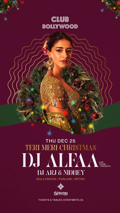 Upcoming Bollywood Party - Edmonton Alberta's Biggest Bollywood Christmas party. Sold out every year