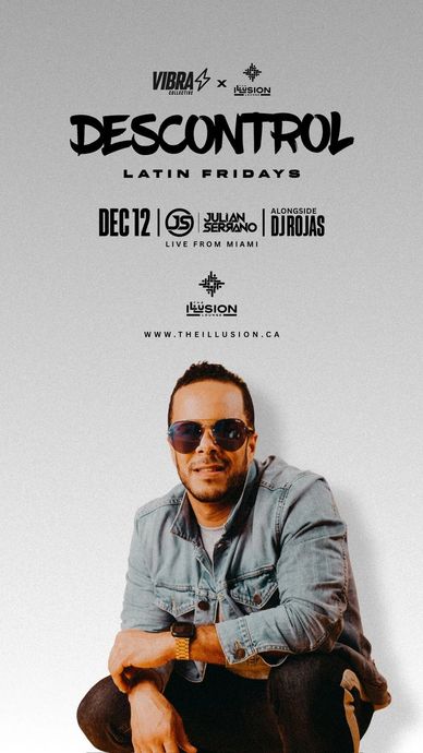 Edmonton’s biggest weekly Latin Party every Friday inside The Illusion Lounge.