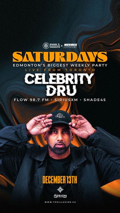 Edmonton’s biggest weekly Party every Saturday inside The Illusion Lounge. Open format Music.