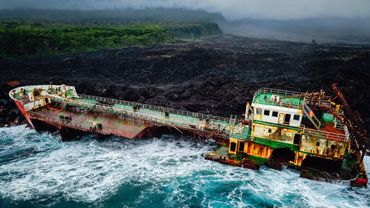 Tresta star wreck, Reunion Island, France