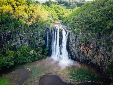 Waterfall, Reunion, France