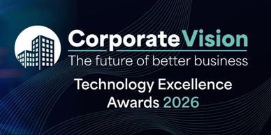 Corporate Vision Technology Excellence Awards 2026 promotional banner.