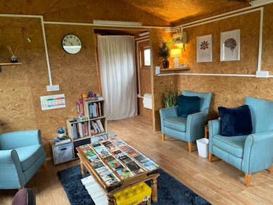 Counselling room in Tavistock, Devon