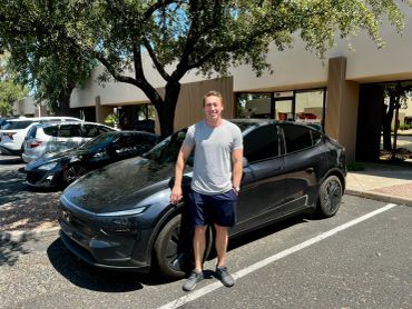 window tinting tesla model y s 3 ev elon musk electric vehicle car auto glass ceramic tint darksyde