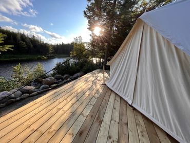Glamping Tent Steel Mountain Glamping #glamping #steelmountainglamping.com #camping #glamping sites