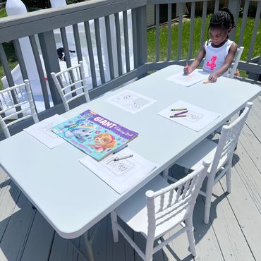 Children's Table and Chair Rentals