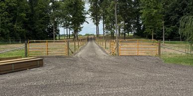 Driveway and Parking lot Install in Tecumseh Michigan for Equine Facility