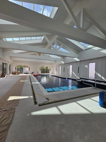 glass skylight, custom glass skylight, fixed glass skylight, glass pool skylight