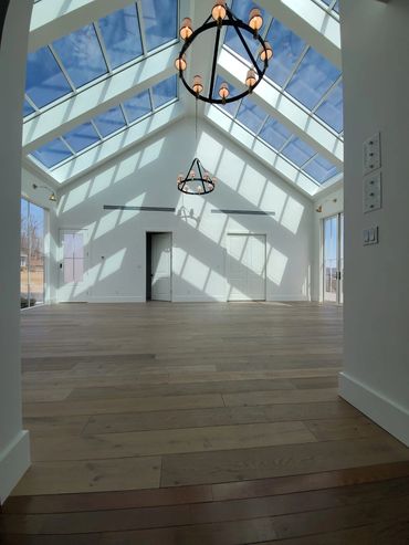 glass skylight, custom glass skylight, fixed glass skylight