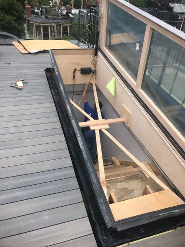 operable roof access, glass roof access, operable skylight, skyview skylight