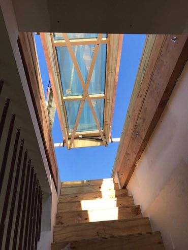 operable roof access, glass roof access, operable skylight, skyview skylight