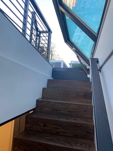 operable roof access, glass roof access, operable skylight, skyview skylight