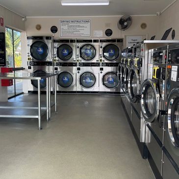 Inside the Tugun Laundromat