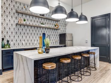 clubhouse kitchen area