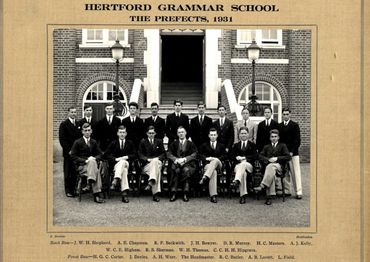 Hertford Grammar School 
The Prefects 1931