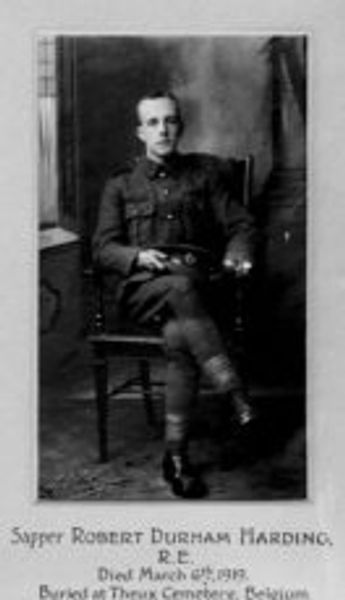 Sapper Robert Durham Harding