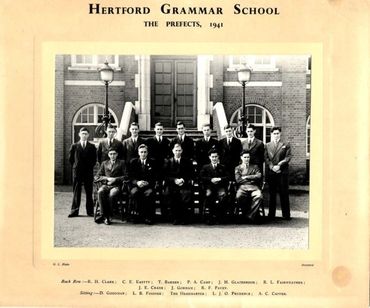 Hertford Grammar School 
The Prefects 1941