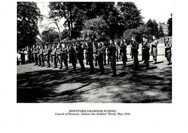 Hertford Grammar School 
Guard of Honour