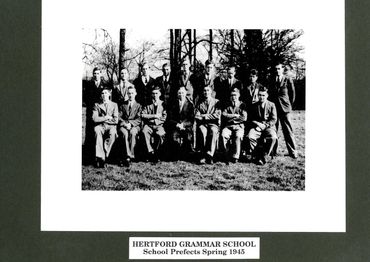 Hertford Grammar School 
School Prefects, Spring 1945