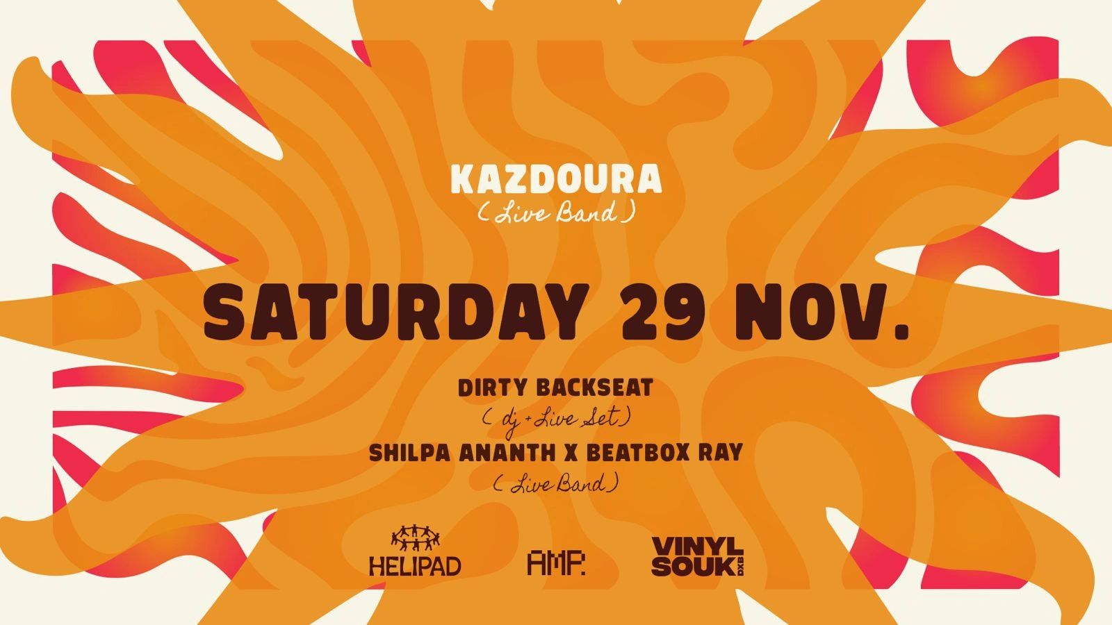 ALT.Dubai Helipad AMP Artists Vinyl Souk Dirty Backseat Kazdoura Shilpa Ananth Beatbox Ray indie