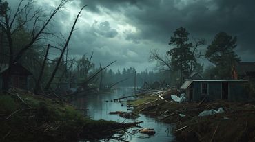 Nature’s Wrath - aftermath of a Category 5 hurricane