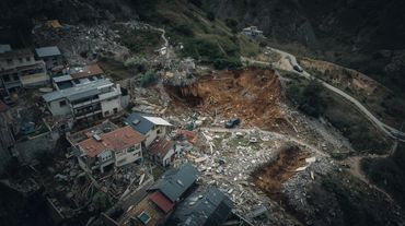 Nature’s Wrath - aftermath of a landslide