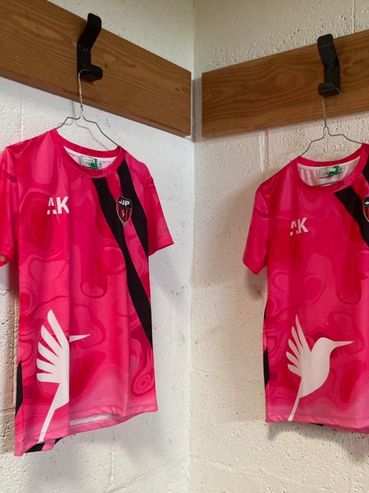 Maillot rose ALKE de la 3e édition à la Jeunesse Unie de Plougonven en 2022