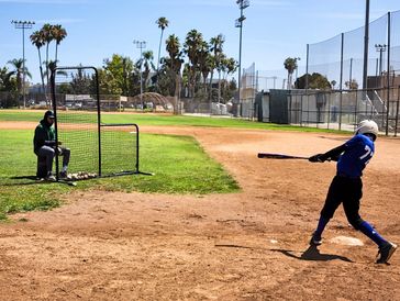 Santa Monica Baseball Academy  Hitting session