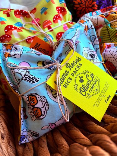 Mama Rose's Rice Packs
Mama Rose’s Rice Packs were lovingly designed by the owner’s mom when they w